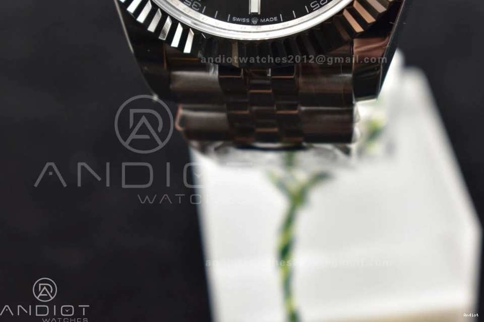 Stick Dial Best DateJust Jubilee 904L 41 SA3235 DIWF Bracelet Edition Grey on Steel 1:1 126334 0318